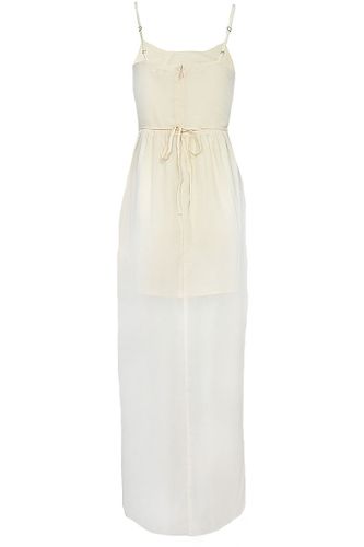 Beżowa Sukienka Maxi - 40 / L na Arena.pl