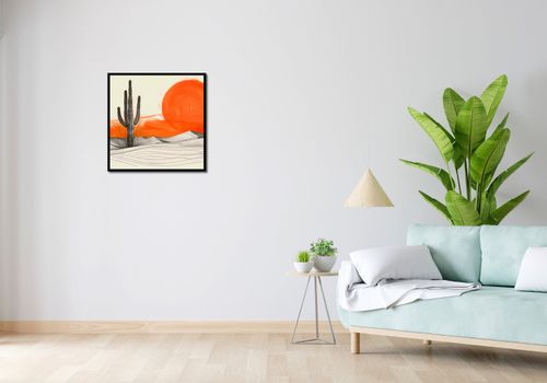 Plakat 60x60cm Kaktus Saguaro na Arena.pl