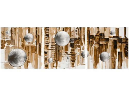 90 80CM OBRAZ T3 ELEM MIASTO ZE SNU BRĄZACH DRUK ŚCIENNY na Arena.pl