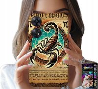 ETUI DO OPPO RENO8 T 4G - SKORPION ZNAK ZODIAKU ASTRONOMIA + FOLIA