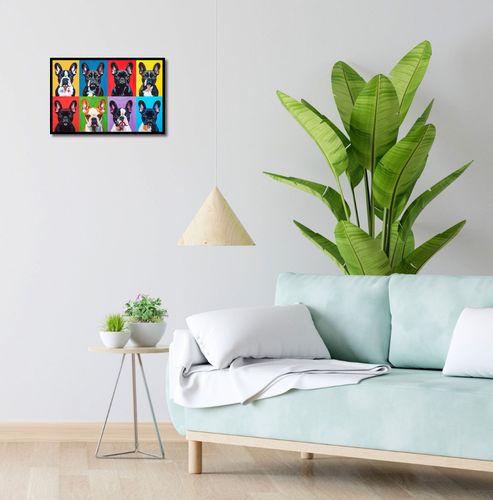 Plakat 45x30cm Buldogi Francuskie na Arena.pl