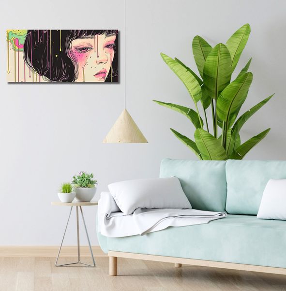 Obraz 70x30cm Strugi Kolorów zdjęcie 2