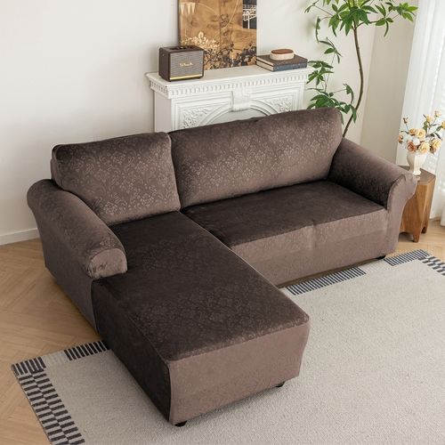 POKROWIEC NA NAROŻNIK KANAPĘ SOFĘ WELUR OEKO TEX ORNAMENT PREMIUM LEWY 3+2 na Arena.pl