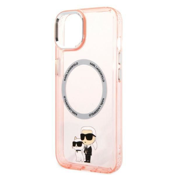 Etui Karl Lagerfeld do iPhone 15 Plus, iPhone 14 Plus, Różowy, MagSafe zdjęcie 6