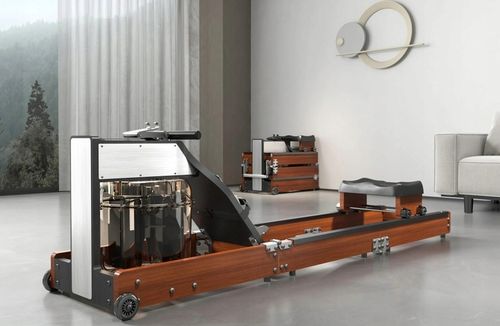 Kingsmith WR1 brązowy wioslarz wodny Bluetooth Fit Android iOS LCD Drewno na Arena.pl