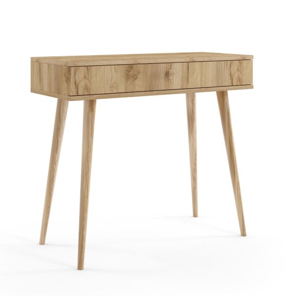 Konsola IKON w stylu skandynawskim / dąb craft złoty zdjęcie 1