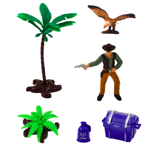 DLA DZIECI ZESTAW KOWBOJSKI FIGURKI WÓZ AKCESORIA na Arena.pl