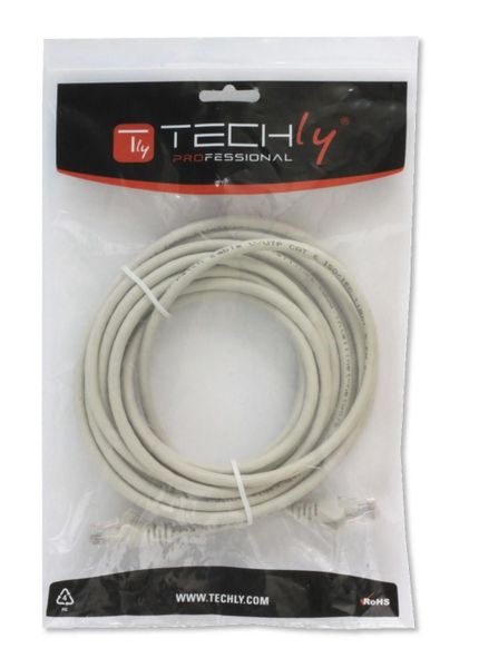 PATCH CORD TECHLY CAT5E U/UTP 1,5M SZARY SOHO CCA 307902 zdjęcie 4