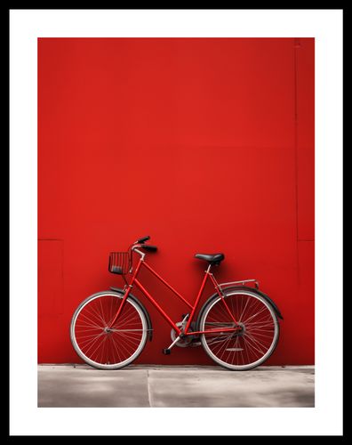 Plakat 30x40cm Czerwony Rower na Arena.pl