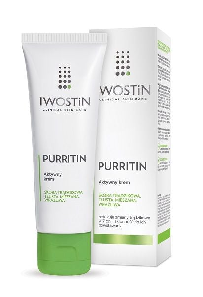 Iwostin Purritin Aktywny Krem Na Trądzik x2 zdjęcie 2