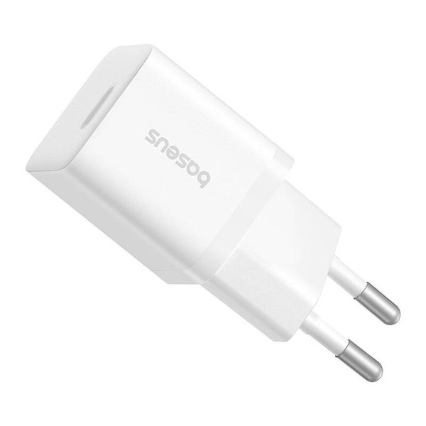 ładowarka baseus gan5 mini 1c, 25w (biały) zdjęcie 4