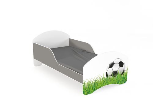 Łóżko dziecięce LEO2 160x80 biało-szare na Arena.pl