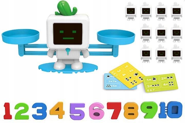 Prezent Pod Choinkę Gra Liczbowa Edukacyjna Robot zdjęcie 6
