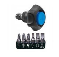 GRZECHOTKA MINI 1/4' UCHWYT DO BITÓW+ZESTAW BITÓW 6SZT. - KY2746P