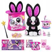 ZURU PETS ALIVE ZESTAW MAGICZNY KRÓLIK MAGIC BUNNY Z KAPELUSZA CZARNY 3+