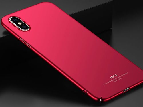 Etui MSVII Thin Case do Apple iPhone X Xs Czerwone + Szkło na Arena.pl