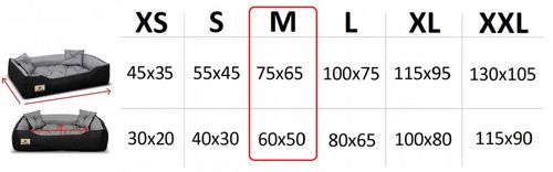 Legowisko dla psa kojec PRESTIGE 75x65 cm wodoodporne czarne Indygosklep.pl na Arena.pl