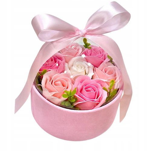FLOWERBOX KWIATY MYDLANE BUKIET KWIATÓW W PUDEŁKU FLOWER BOX RÓŻE na Arena.pl