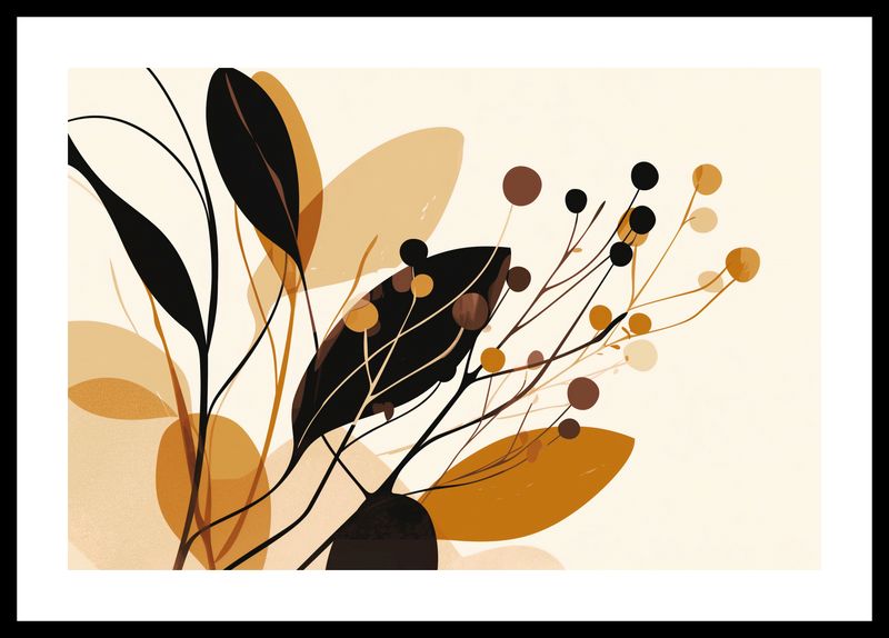 Plakat 45x30cm Jesienne Sylwety zdjęcie 3