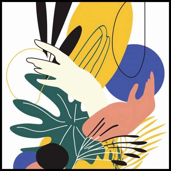 Plakat 80x80cm Dotyk Tropików zdjęcie 2