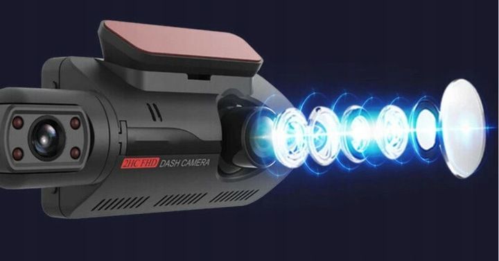 WIDEOREJESTRATOR KAMERA SAMOCHODOWA REJESTRATOR JAZDY HD DWA OBIEKTYWY zdjęcie 15