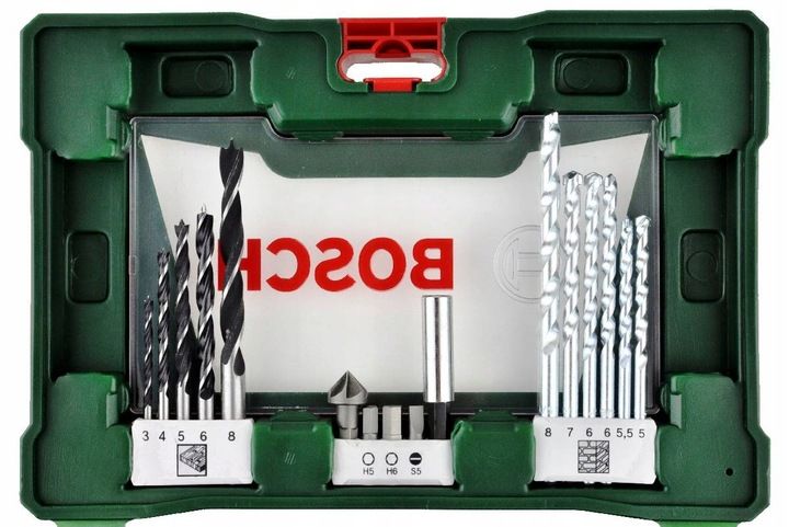 WIERTARKA UDAROWA GSB 600 RE BOSCH V-LINE 41 SZTUK zdjęcie 2