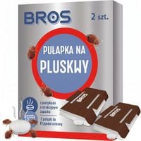 BROS Pułapka na Pluskwy 2szt Lep z Pastylką Monitoring Bez Chemii 8 Tygodni