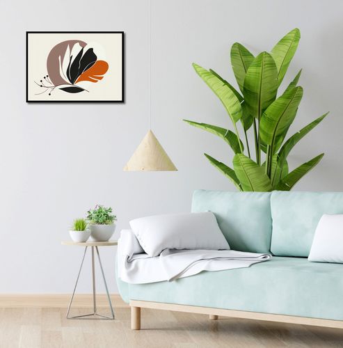 Plakat 55x40cm Elegancja Roślinna na Arena.pl