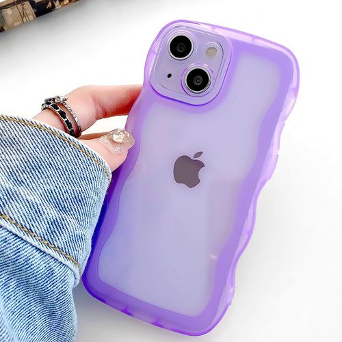 Etui Zalinbo iPhone 14 Plus 6,7" fioletowe Kawaii falka TPU na Arena.pl