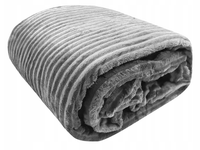 Koc miękki narzuta LEA 150X200 szary