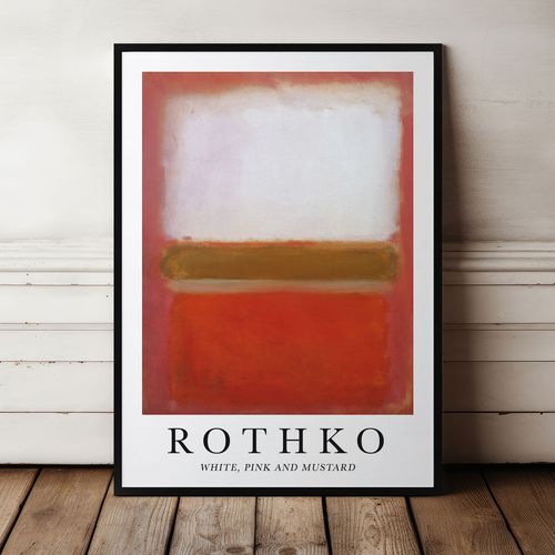 Plakat rothko obrazy plakaty 21x30 cm w czarnej ramie na Arena.pl