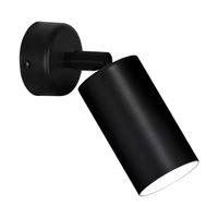 Kinkiet LAMPA ścienna Monti K-4408 Kaja metalowa OPRAWA regulowana reflektorek tuba czarna