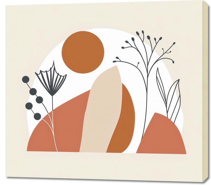 Obraz 100x90cm Organiczny Splot zdjęcie 1
