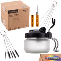 zbiornik czyszczenia aerografu szczotki druty igła