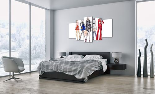 Obraz Na Płótnie - Kobieta Modelka - 160X85 Cm - Ea160X85-2855 na Arena.pl