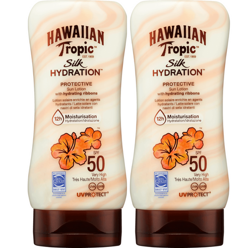 Hawaiian Tropic Silk Hydration Sun Lotion SPF50 x2szt na Arena.pl