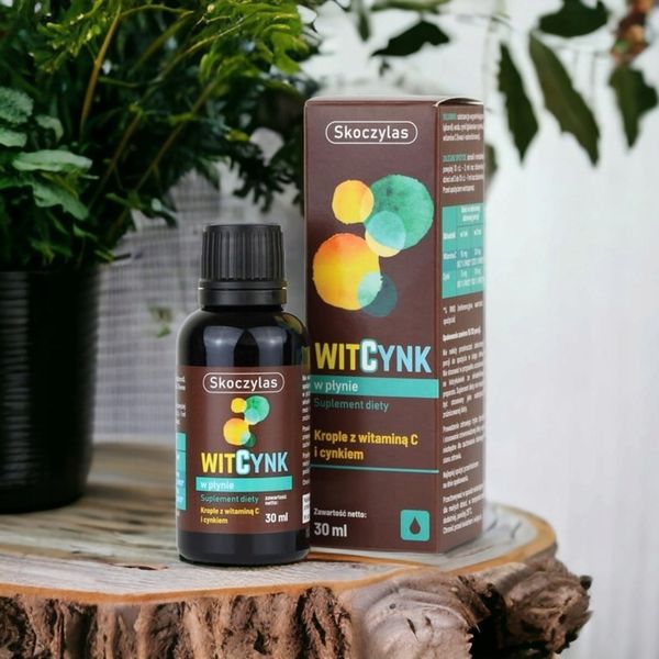 Witamina C Skoczylas WitCynk 30ml Krople z Witaminą C Cynkiem Na Odporność zdjęcie 4