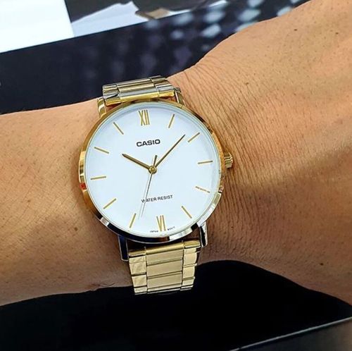 Zegarek Męski Casio MTP-VT01G-7B + BOX na Arena.pl