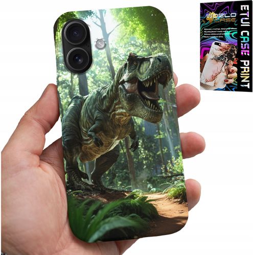 ETUI DO IPHONE 16 - DINO DINOZAUR TYRANOZAUR CASE + SZKŁO na Arena.pl