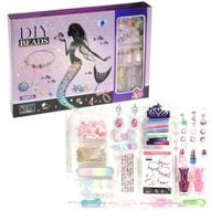 zestaw do tworzenia biżuterii i makeupu + lakiery dla dzieci ld6032