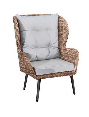 Elegancki fotel APERTO okrągły technorattan na Arena.pl