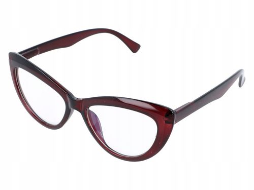 Kocie oczy Antyrefleks Zerowki okulary Brązowe na Arena.pl