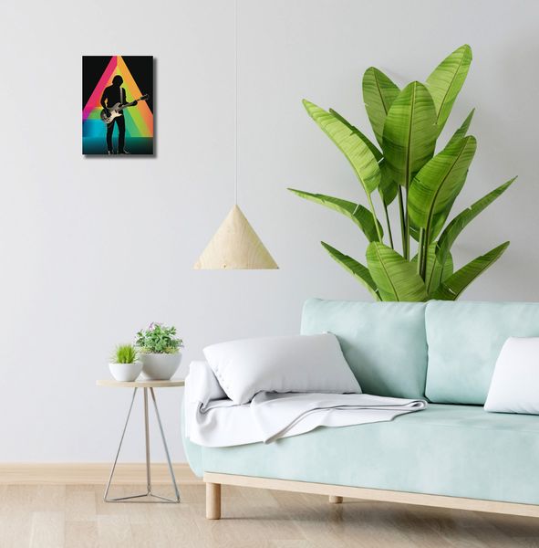 Obraz 20x30cm Pryzmat przez Gitarę zdjęcie 2