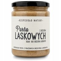 PASTA Z ORZECHÓW LASKOWYCH 100% KREM MASŁO ORZECHOWE ORZECH LASKOWY 500g