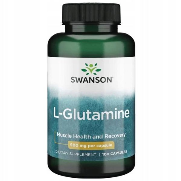 2x SWANSON L-Glutamina 500 mg 100 kaps. zdjęcie 10