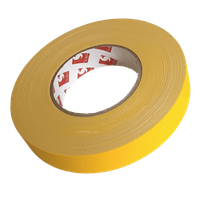 TAŚMA 3101 25mm/50m ŻÓŁTA, GAFER PRO TKANINOWA Z KLEJEM BEZŚLADOWYM, SCAPA