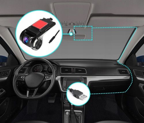 WIDEO REJESTRATOR JAZDY KAMERA SAMOCHODOWA ANDROID ANYTEK DVR HD 1080P ADAS na Arena.pl