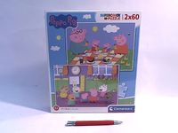 !!! CLE puzzle 2x60 SuperKolor Swinka Peppa 24793