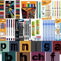 BIC duża WYPRAWKA SZKOLNA PRZYBORY SZKOLNE ZESZYTY TEMATYCZNE klasa 4-8