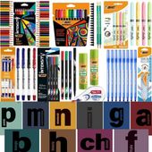 BIC duża WYPRAWKA SZKOLNA PRZYBORY SZKOLNE ZESZYTY TEMATYCZNE klasa 4-8